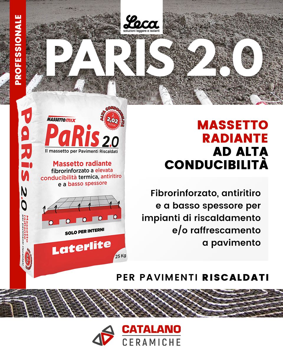 Leca Paris 2.0 _ Massetto radiante per pavimenti radianti