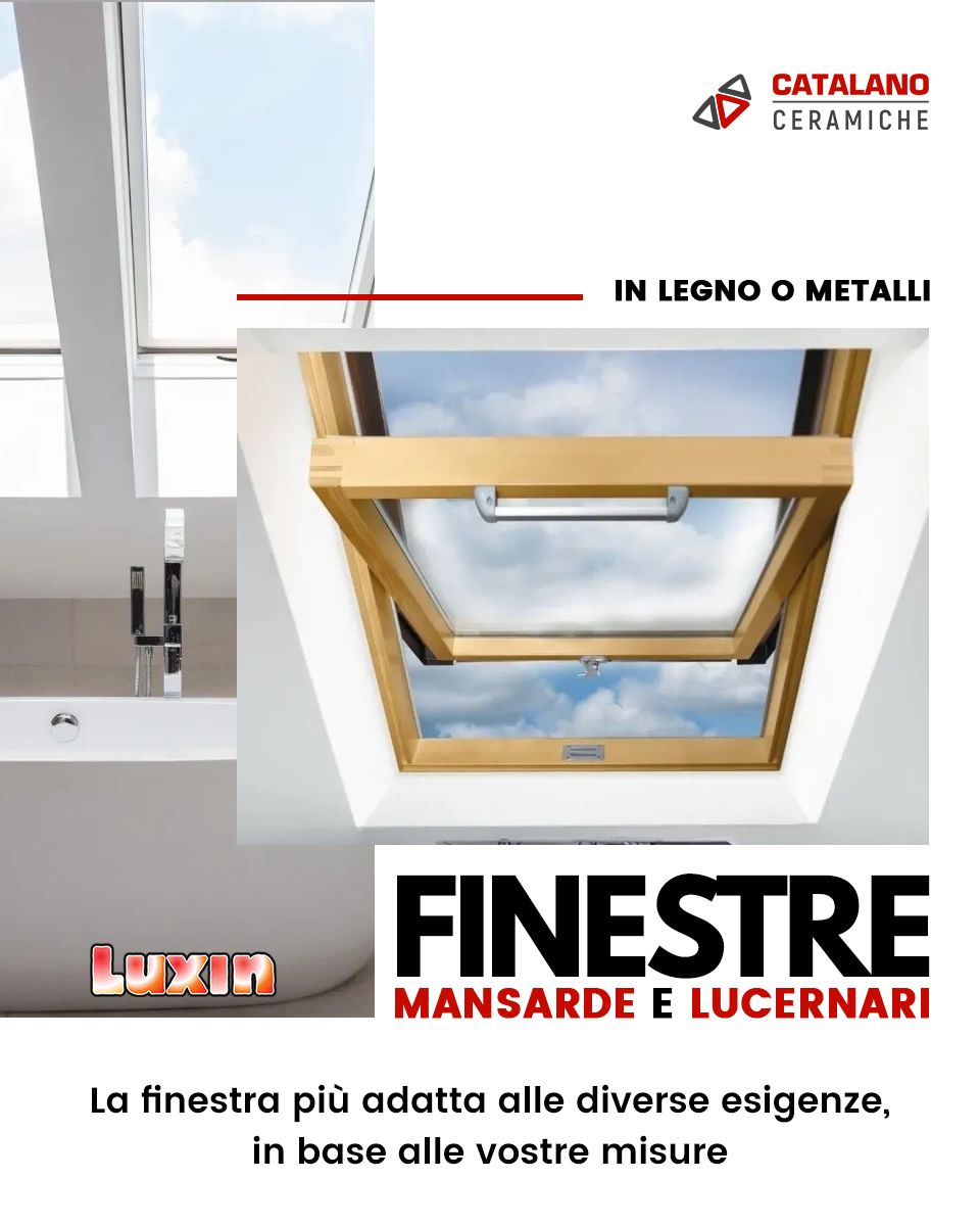 Finestre per mansarde e lucernari