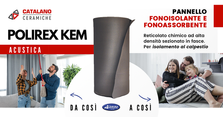 Polirex Kem è un sistema di #isolamento al #calpestio by Biemme.