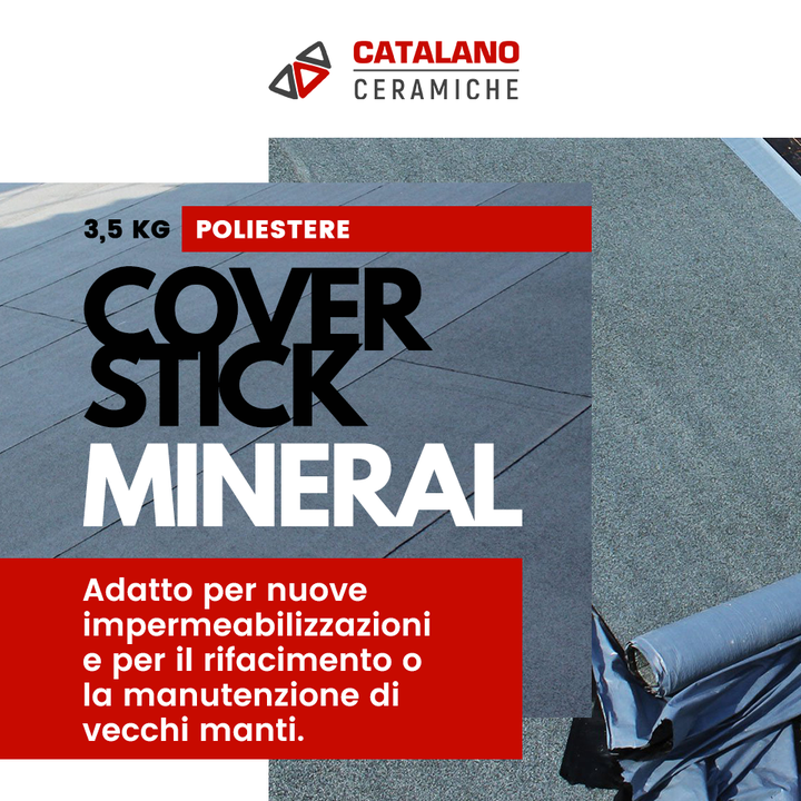 Cover Stick Mineral 3,5 Poliestere è la #membrana #autoadesiva di altissima qualità di Winkler Waterproofing Systems  .