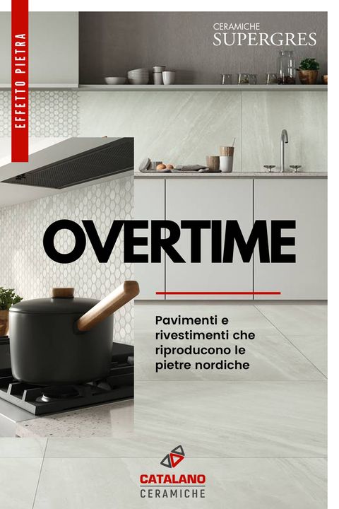 Per la tua cucina scegli pavimenti e rivestimenti della collezione #Overtime di Ceramiche Supergres , riproducono tutto il fascino delle pietre naturali.