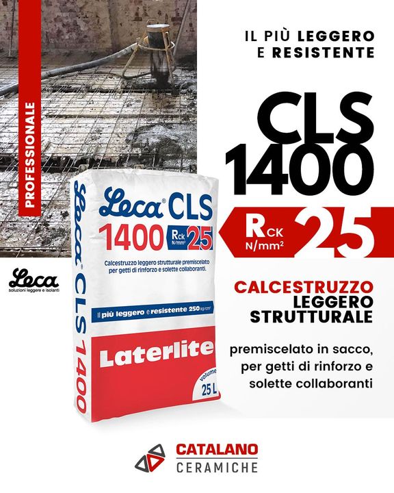 Il più leggero e resistente: Leca CLS 1400.