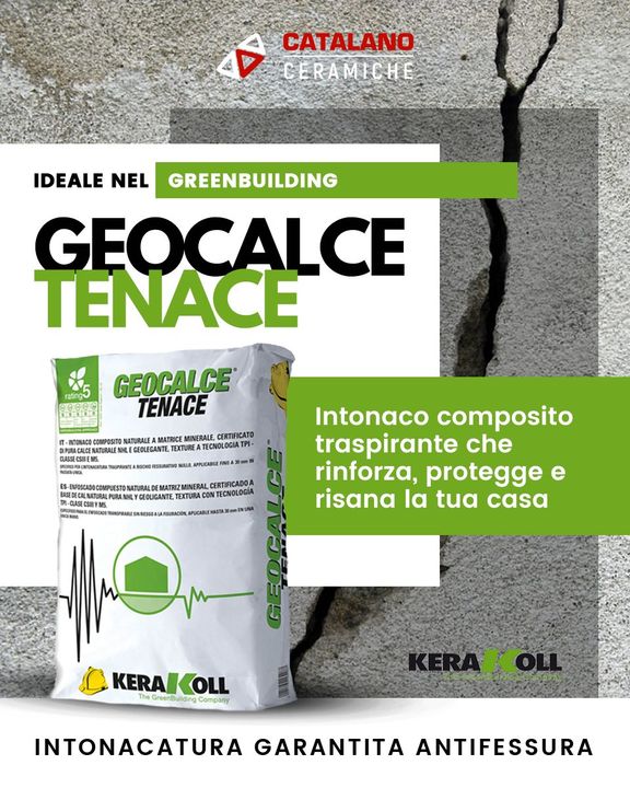 Una #geomalta naturale specifica per il rinforzo strutturale e antisismico delle murature: GeoCalce® Tenace di #Kerakoll!