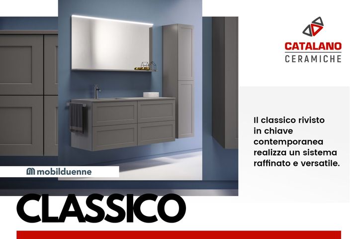 Il #Classico frontale a telaio viene rivisto in chiave contemporanea realizzando un sistema raffinato e versatile. 