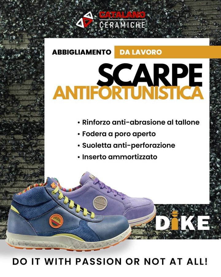 Scarpe #antinfortunistica Dike!

Per noi la sicurezza sul lavoro è fondamentale!

La