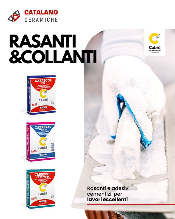 RASANTI & COLLANTI

Per lavori eccellenti servono gli articoli giusti 🔝,