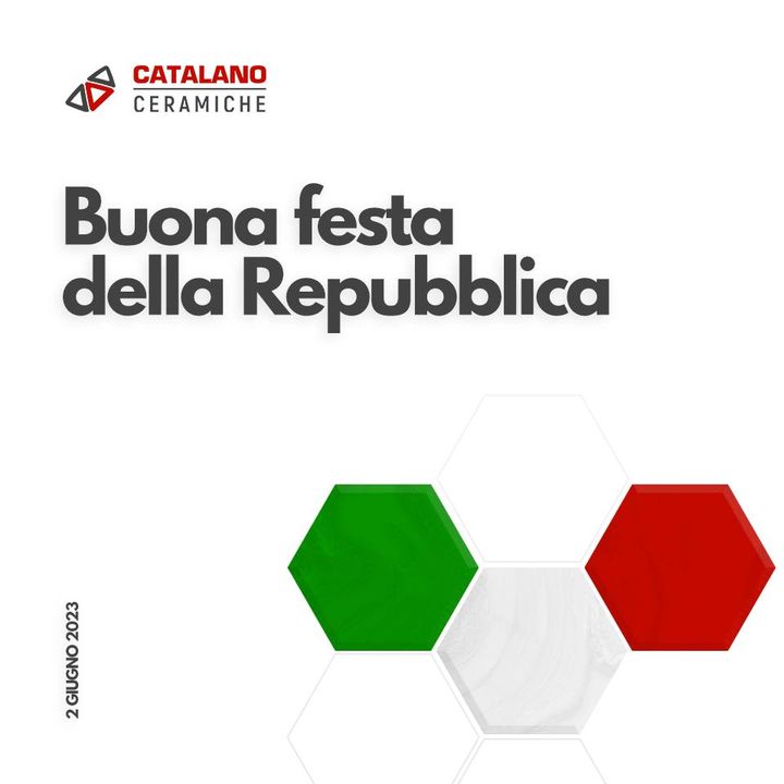 Catalano Ceramiche vi augura una Buona Festa della Repubblica 😉

#CatalanoCeramiche