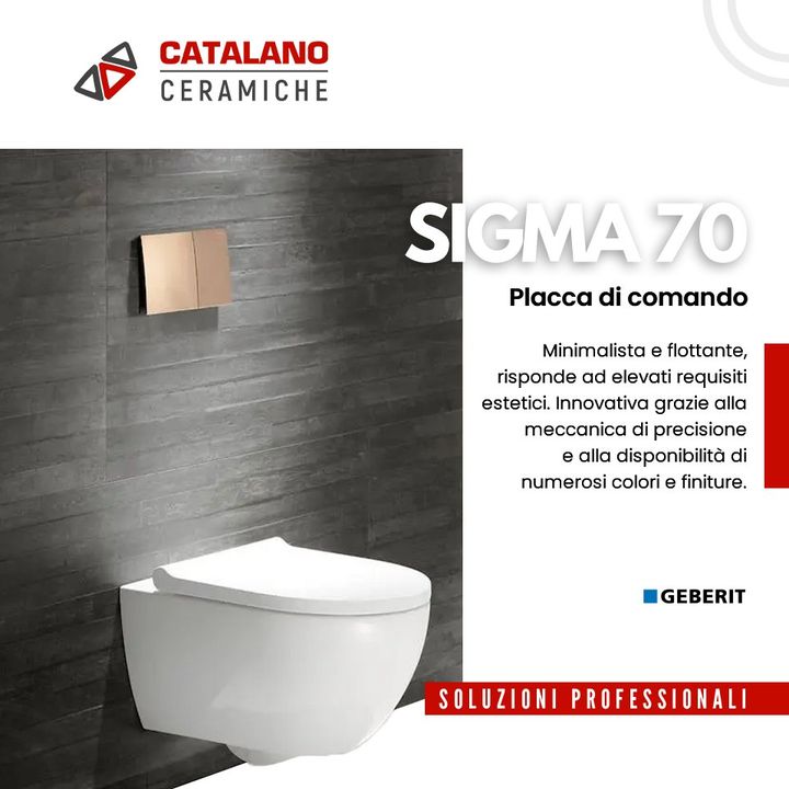 SIGMA 70 - PLACCA DI COMANDO 💧

Flottante e minimalista è