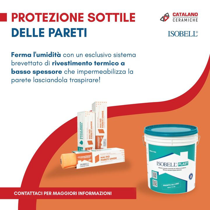 Addio problemi di umidità e muffa!

ISOBELL PLAST e ISOBELL MEMBRANA