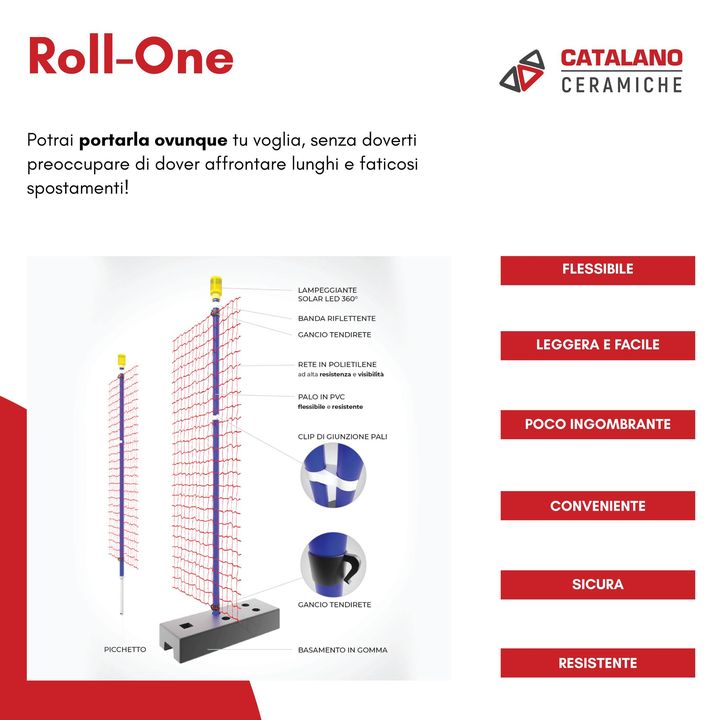 Roll-one ✨ 
﻿è la soluzione ideale per le recinzioni da