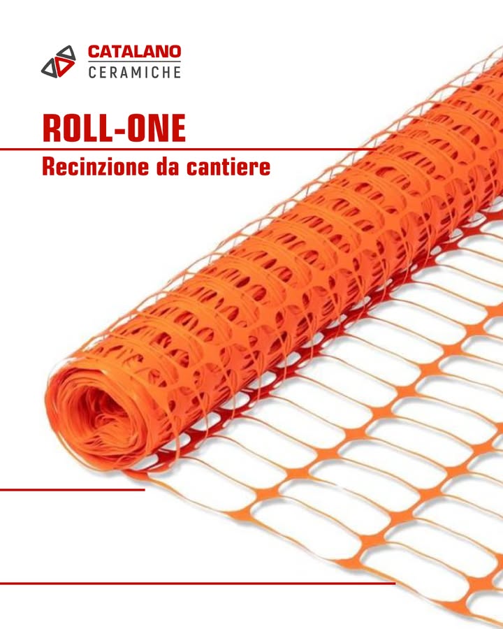 Roll-One di Catalano Ceramiche: la recinzione che semplifica ogni cantiere.
Se