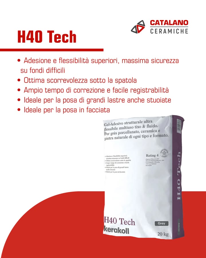 H40 Tech – Gel-adesivo strutturale ultra flessibile
La soluzione multiuso per