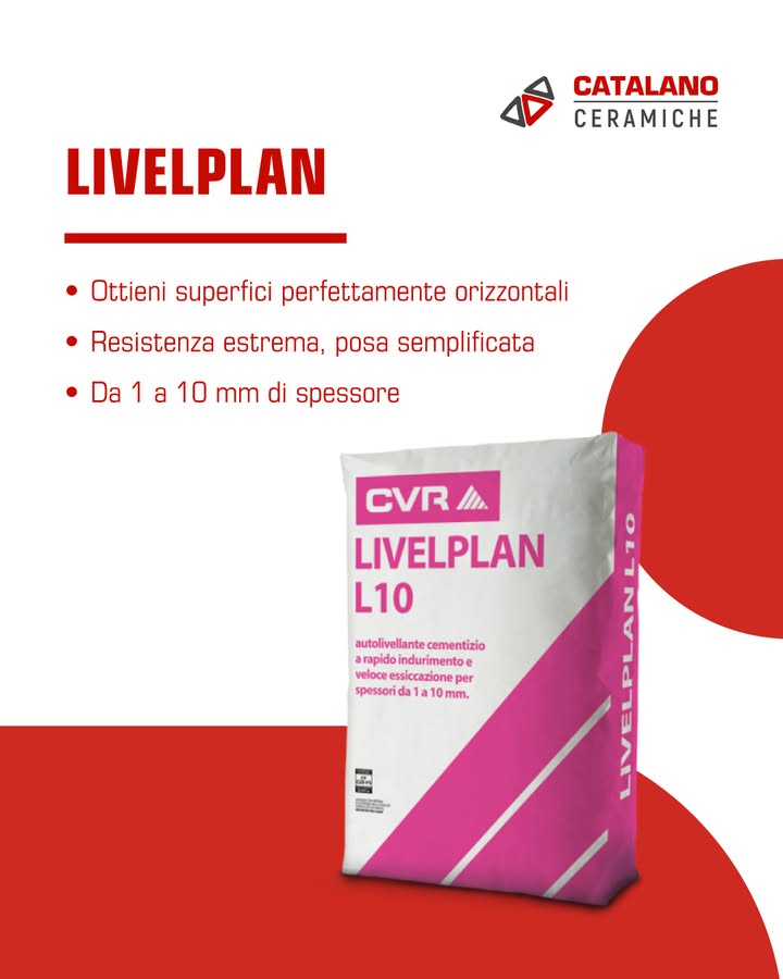 LIVELPLAN
Livellina Professionale ad Alta Fluidità. Ottieni superfici perfettamente orizzontali e